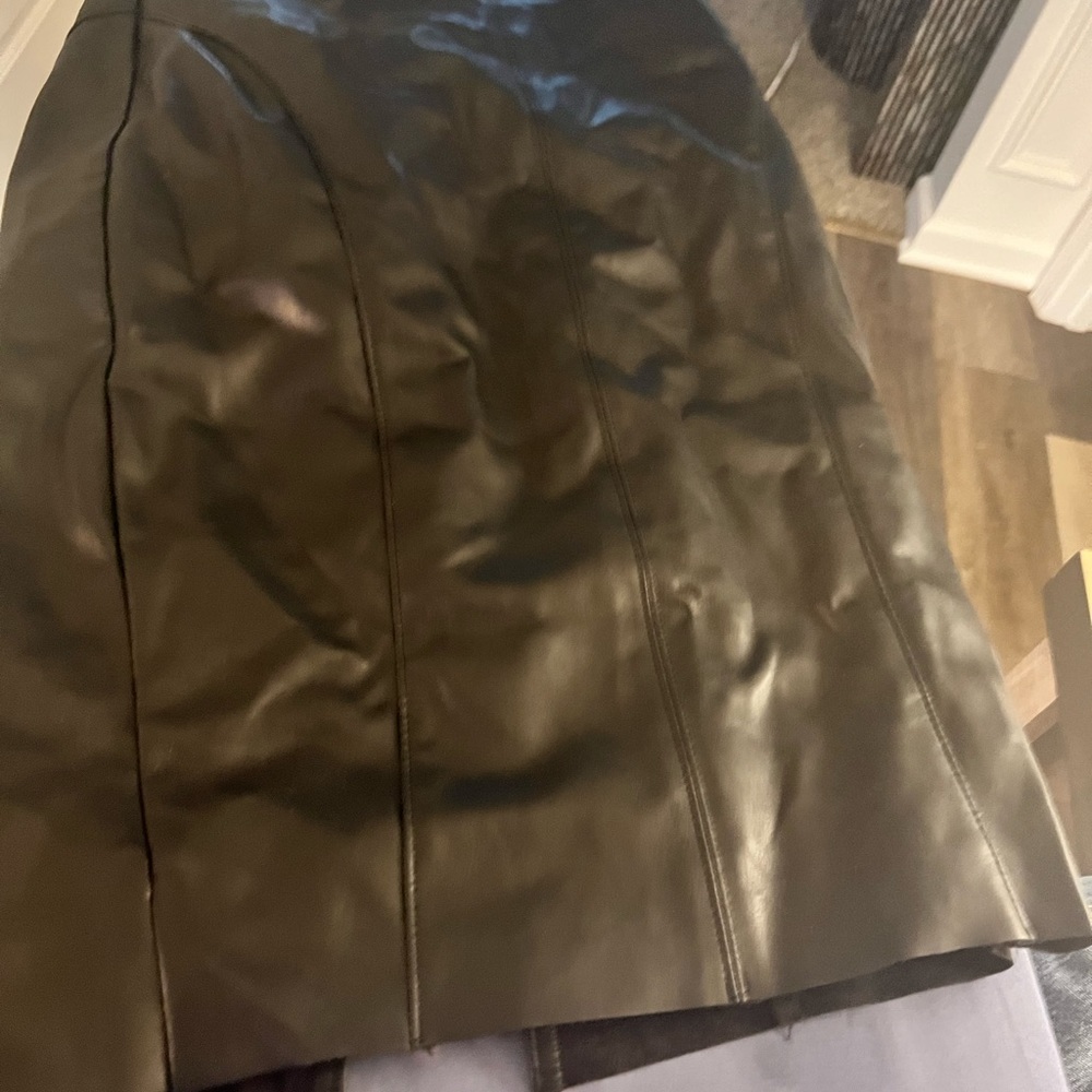 High waisted leather skirt, new with tag from Express